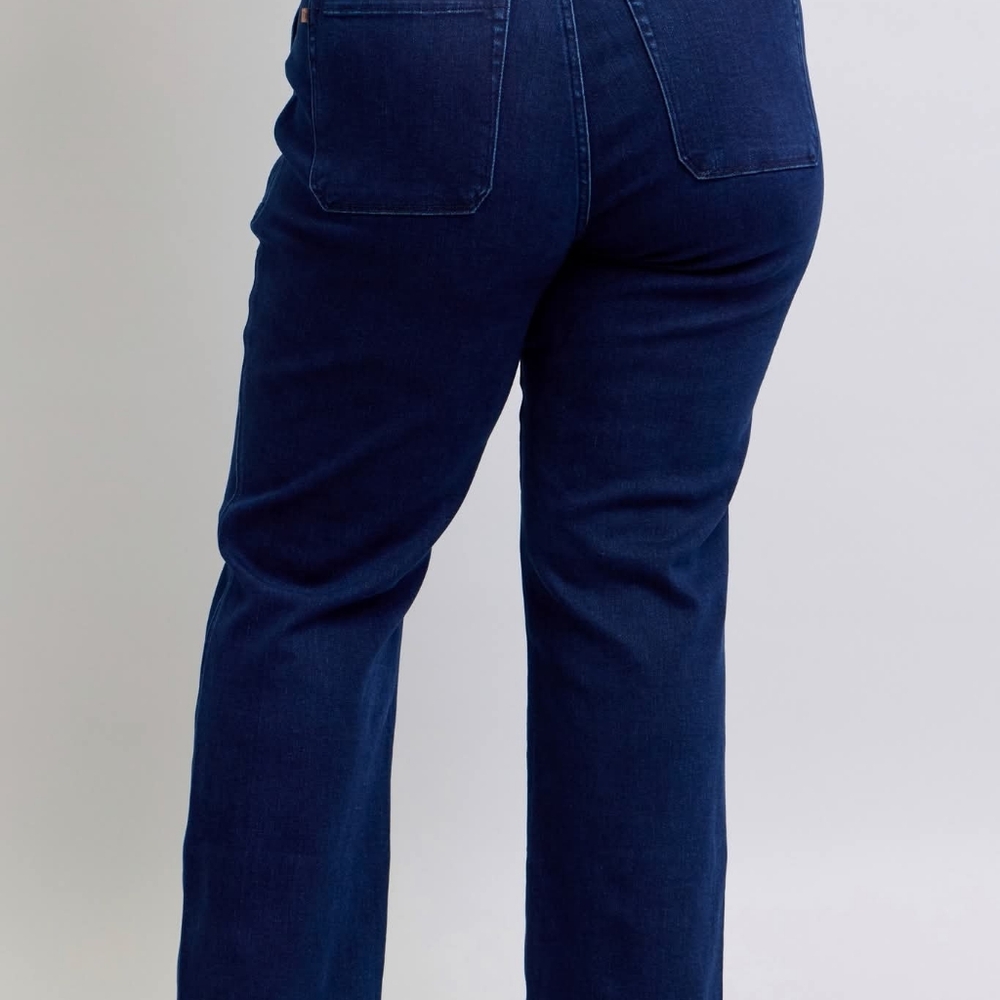 Women's Studded Work Jeans By Judy Blue - Picture 3 of 3